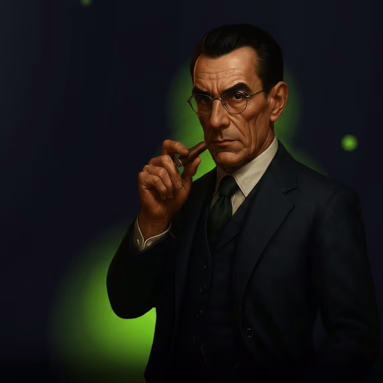 WilderBet strategist-style character with pipe representing sportsbook odds, betting strategy, and live sports action.